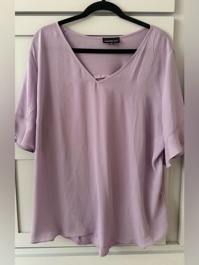 Forever and Ivy Lilac V-Neck Women’s Top